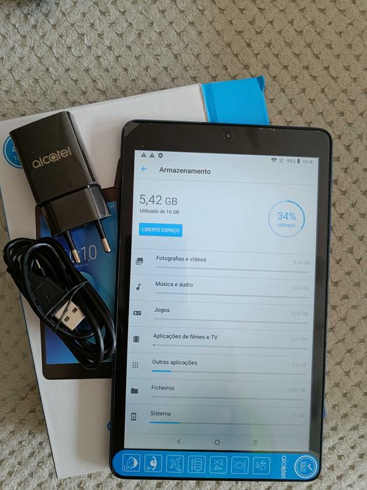Tablet Alcatel 8 polegadas 16GB RAM