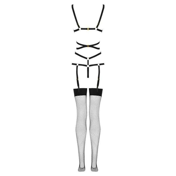 THIARA LC 20213 CONJUNTO CORPO + MEIAS PRETAS S/M
