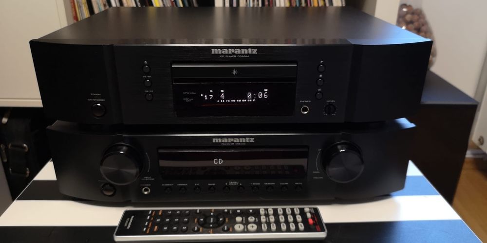 Zestaw wzmacniacz i odtwarzacz CD Marantz  SR5023  CD5004 z pilotem