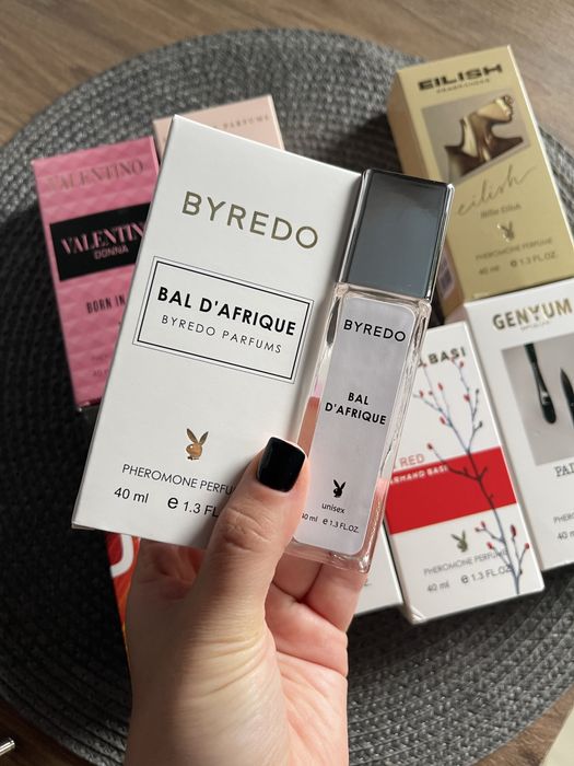 Парфуми Genyum Painter, Valentino Born in Roma, Armand Basi In Red, Molecule 02, Billie Eilish, Burberry Her, Bois Imperial, Fleur Narcotique, Kilian