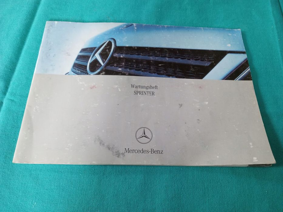 Mercedes Sprinter 1 Książka Gwarancyjna Serwisowa Czysta 2004 Niemcy