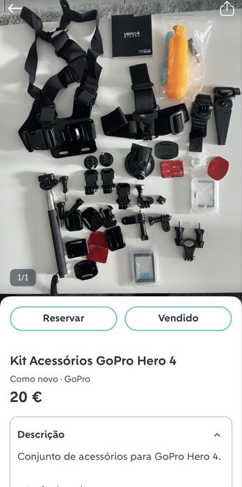 acessórios para GoPro Hero 4