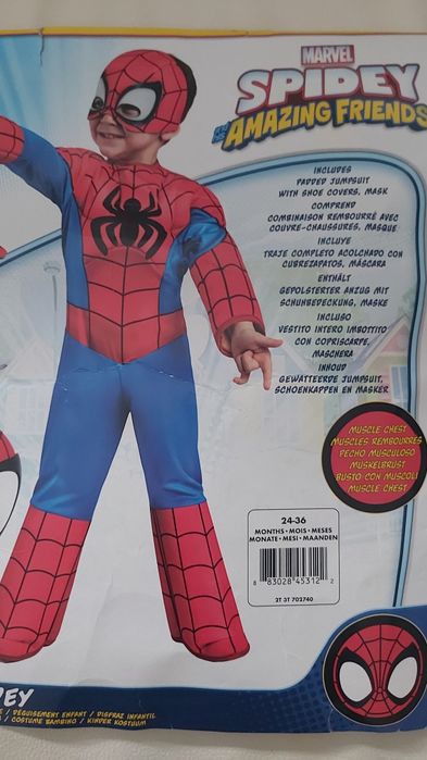 RUBIE'S Marvel - SPIDEY przebranie dla dziecka
