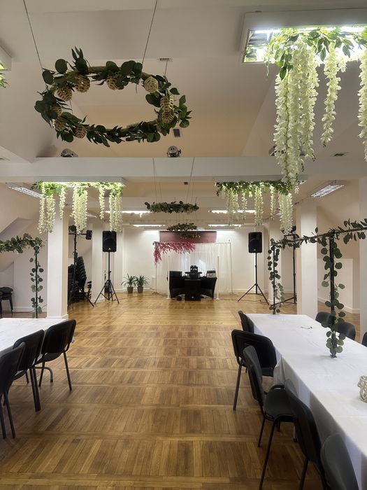 Dekoracje sali wesele przyjecie impreza - tlo