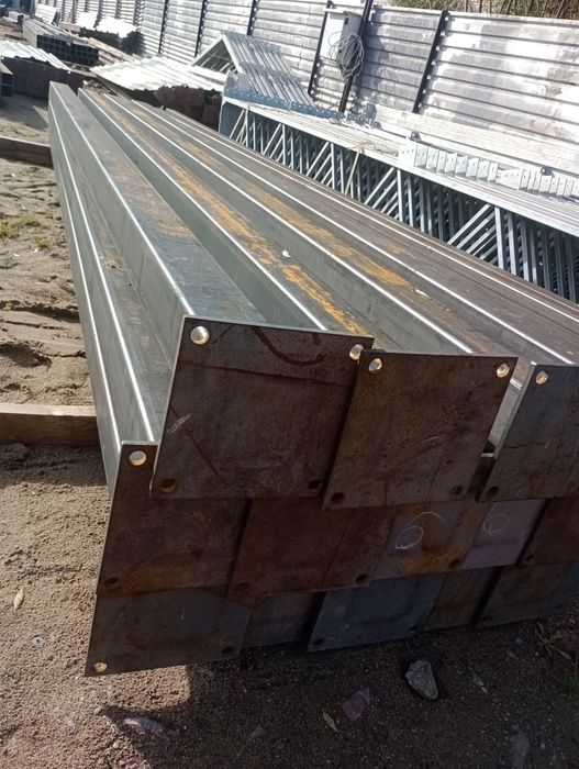 Konstrukcja wiaty 12,6mx6,3m-4.5m , komplet elementów.