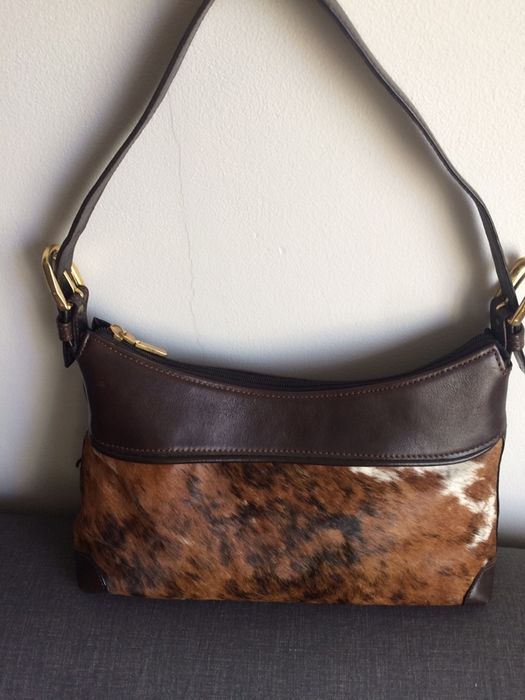 Malas de senhora em pele e pêlo