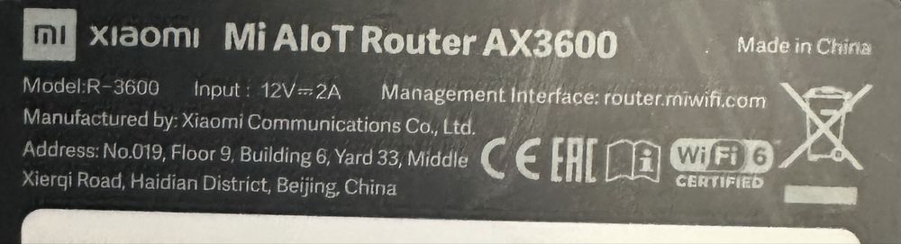 Xiaomi Mi AIoT Router AX3600 – WiFi 6 – 7 anten – Gigabit
