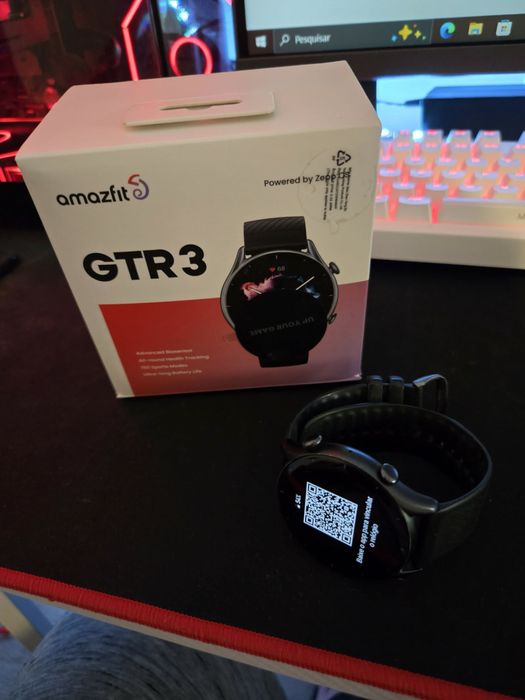 Amazfit GTR3 com caixa e carregador