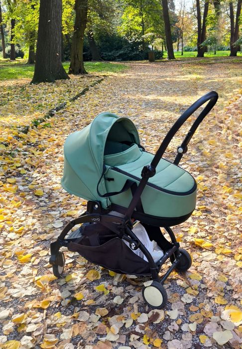 Люлька Yoyo babyzan Bassinet зелена peppermint