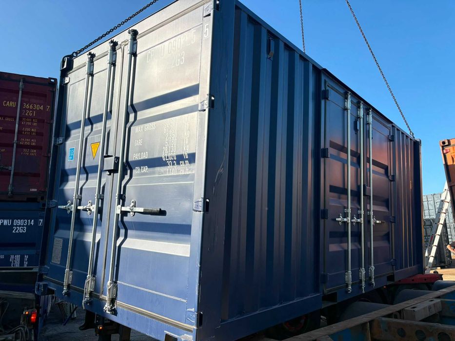 Kontener 20 DV OneWay Sidedoor z dodatkowymi wrotami 6 metrowy / PZ