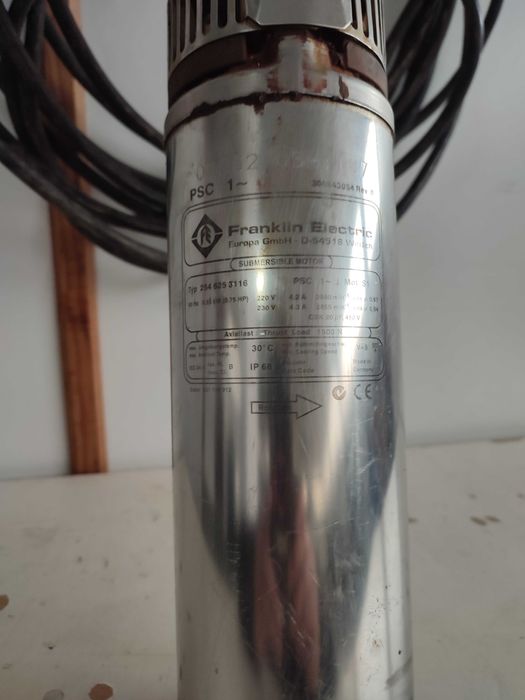 MOTOR SUBMERSÍVEL PARA POÇO SAER INOX