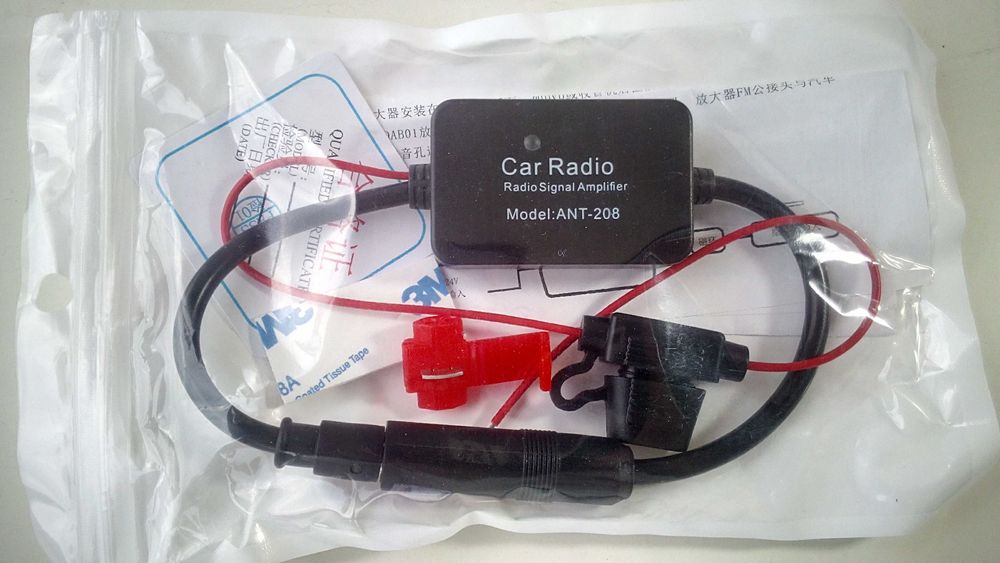 Підсилювач для радіо ФМ. Усилитель FM радио. ANT-208