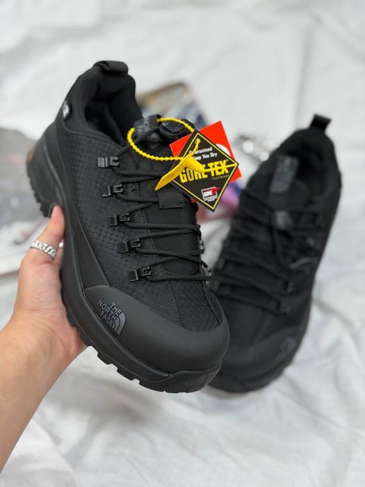 Gore-Tex! Кросівки The North Face Black Gore-Tex•термо (чорні), водонепроникні
