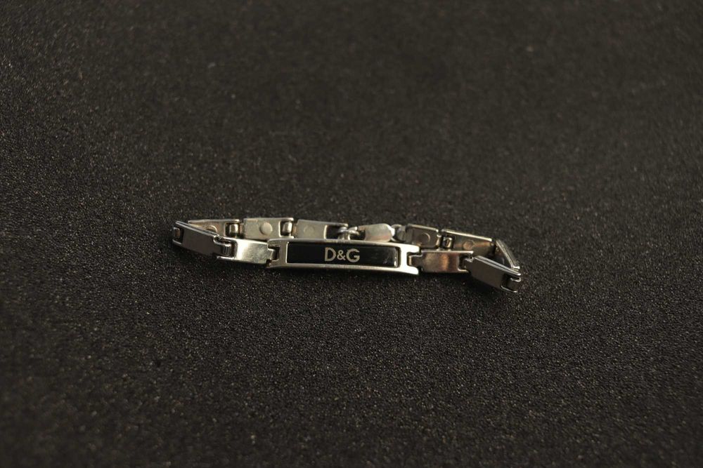 Срібний браслет D&G 925  21 см, чоловічий