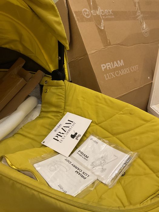 Cybex mustard yellow люлька