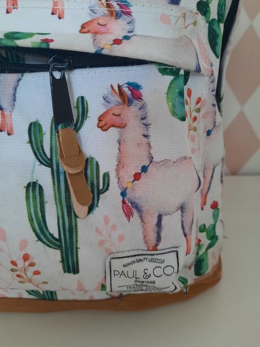 Incood - plecak młodzieżowy Paul & Co - Lamy/kaktusy