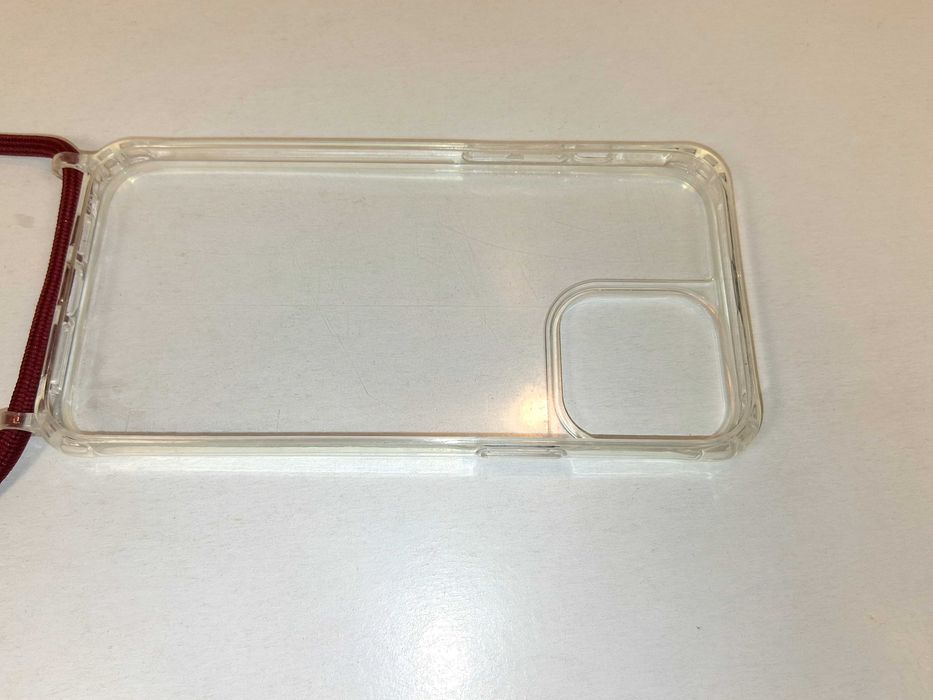 Z000 Etui Naszyjnik Do iPhone 13 Pro Max Przezroczyste Ze Sznurkiem