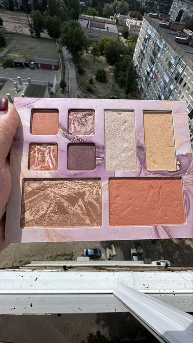 Sunkissed Pretty Precious Eye & Face Palette Boots палетка тіней ,румя, хайлайтерів Англія