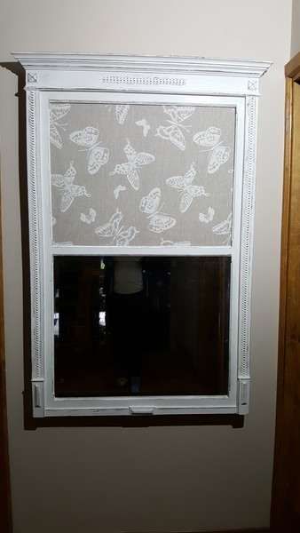 piękne lustro shabby chic