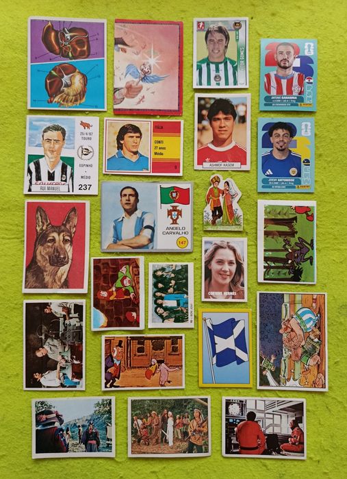 8 lotes de CROMOS ANTIGOS + 2 Cromos Mundial 2026