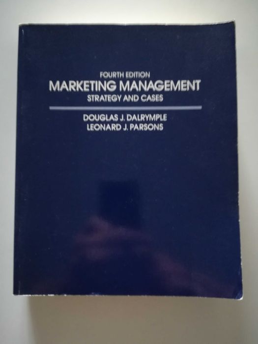 livro - Marketing management. Strategy and cases.
