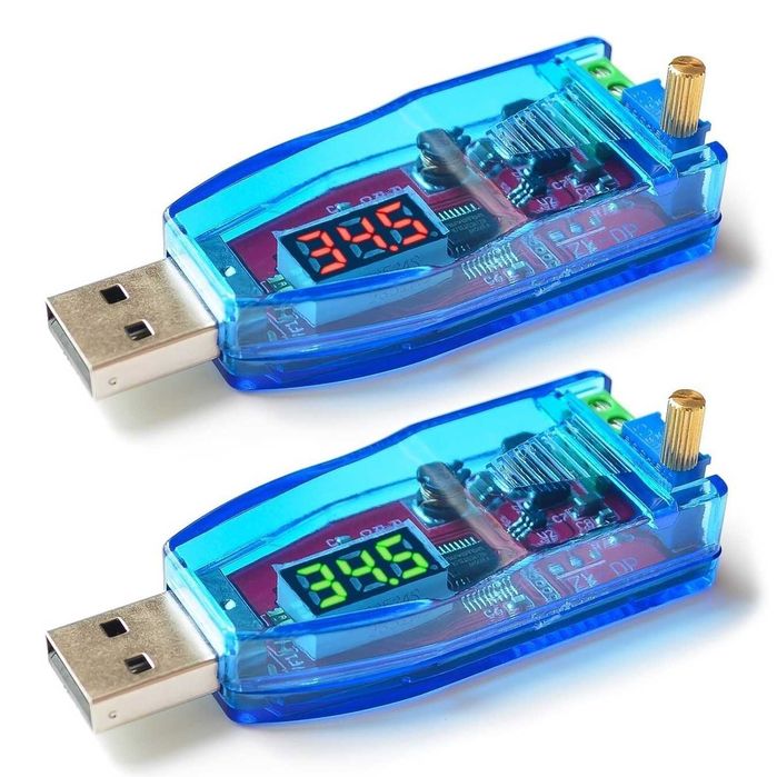 DC-DC USB Модуль Питания 1.0В-24В Повышай и Понижай с Вольтметром