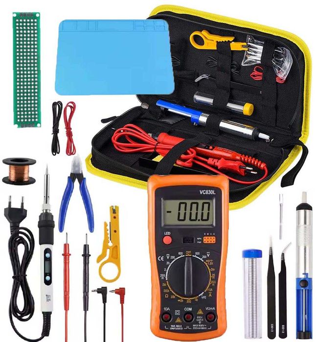 Паяльник 80W Набір для пайки з Мультиметр Набор для пайки 200-480C