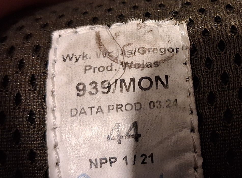 Buty WP wz. 939 MON