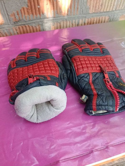 Кожаные перчатки подростковые Hayler утеплённые L