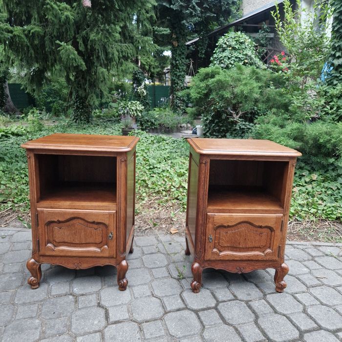 Komplet 2 szafki nocne w stylu ludwikowskim