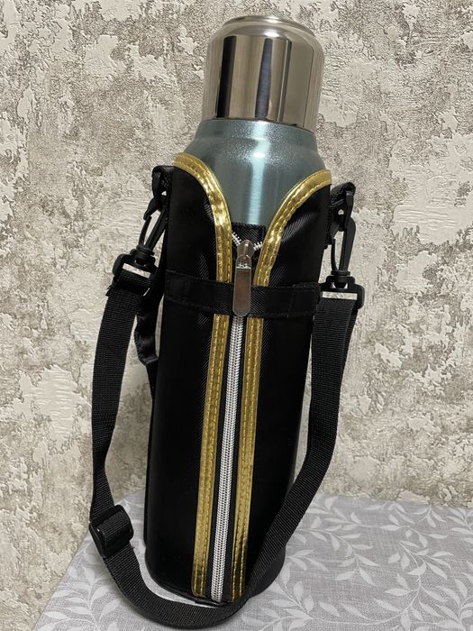 Термос с чехлом 1,5 литра нержавеющая сталь