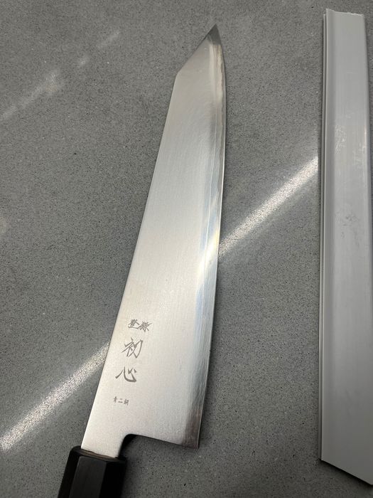 Faca japonesa Hatsukokoro Kaijin Aogami #2 Kiritsuke 24 cm