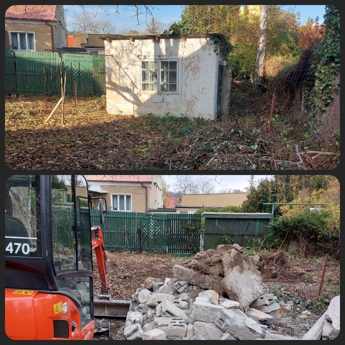 Minikoparka, koparko ładowarka, prace ziemne, wywrotka, szamba