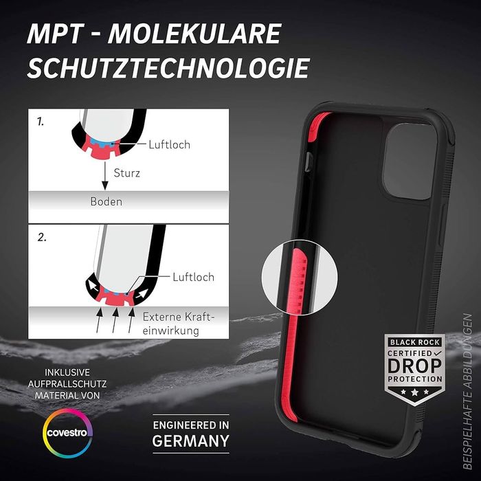 Чохол iPhone 11 BlackRock Robust Case Real Leather Black