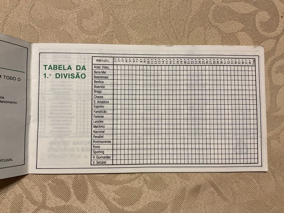 Cronica desportiva 1957 e calendarios futebol anos 60 e 80