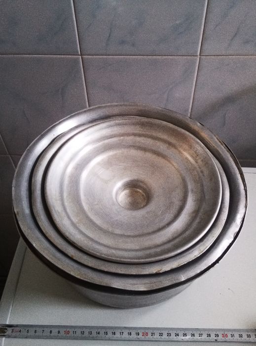 Кастрюля алюминиевая с крышкой набор крышка