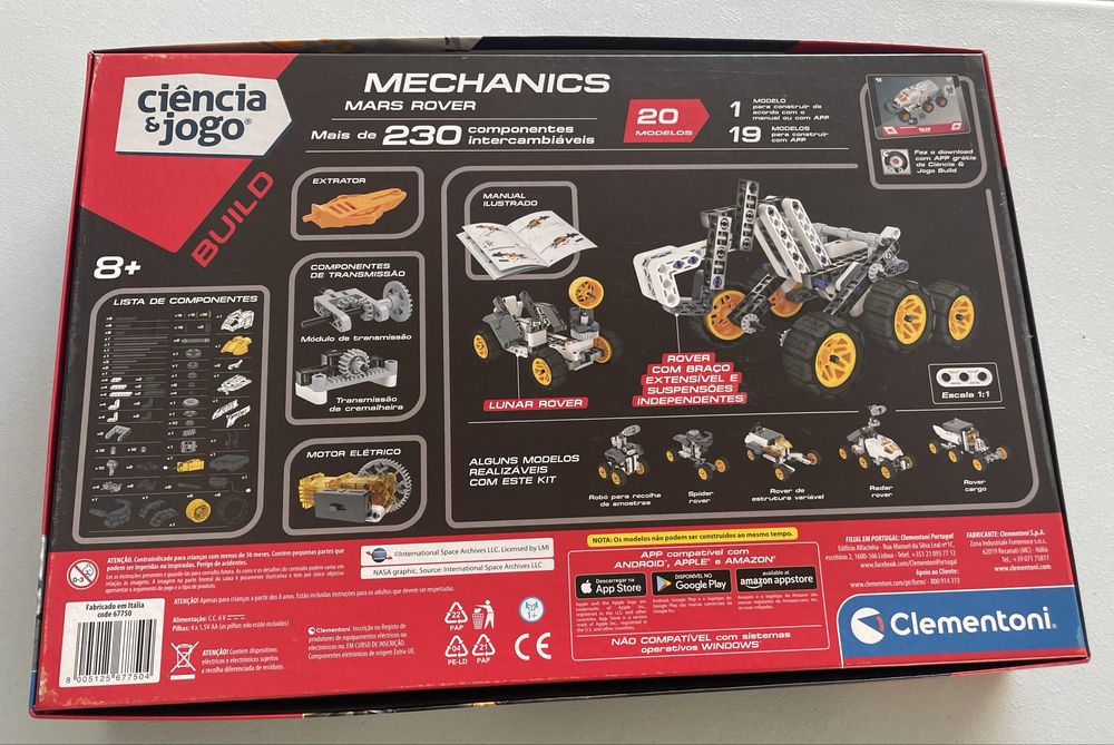 Kit de mecanica da Clementoni