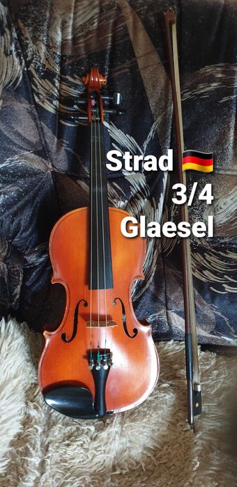 Скрипка 3/4 Antonio Stradivarius ручна робота Schutz Marke