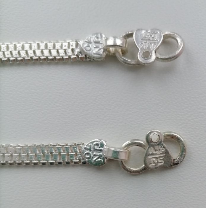 Два срібні браслети на ногу(Індія)