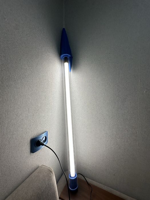 Світильник-ручка BIC синій, LED, акрилова трубка