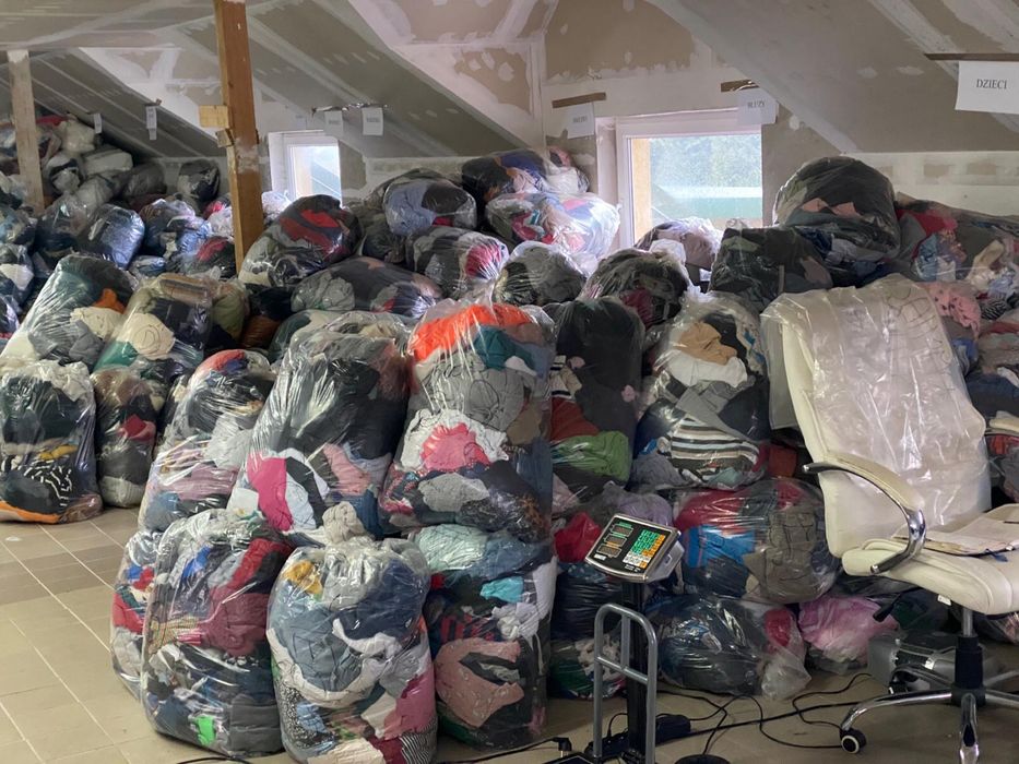 Odzież na wage likwidacja hurtowni