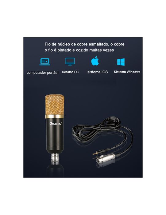 Microfone Profissional QA-T595