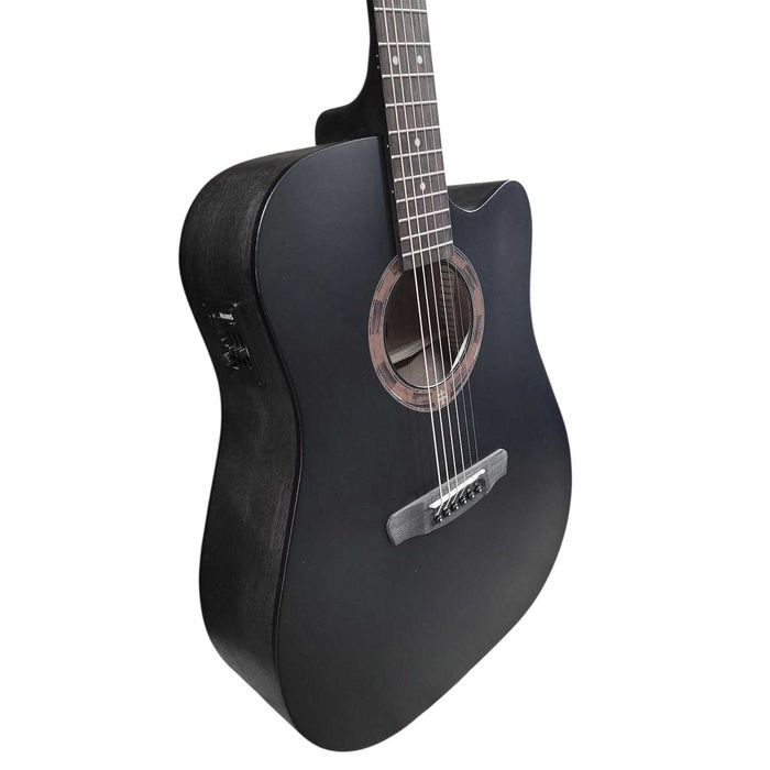 Marris DCE OPBK gitara elektro-akustyczna Dreadnought , kolor czarny