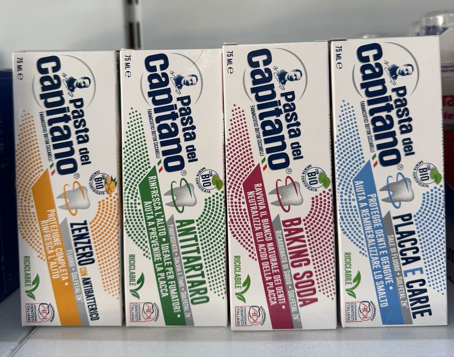 Capitano, зубна паста Капітано