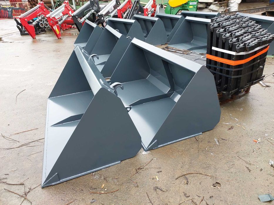 Łyżka hydrauliczna ciągnika na tuz tył/przód. Producent.