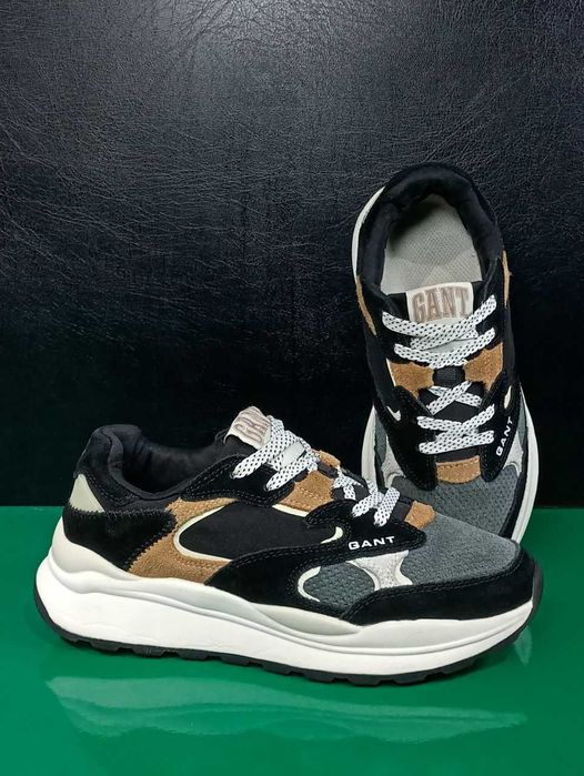 Кожаные женские кроссовки Gant Fultony Black Оригинал