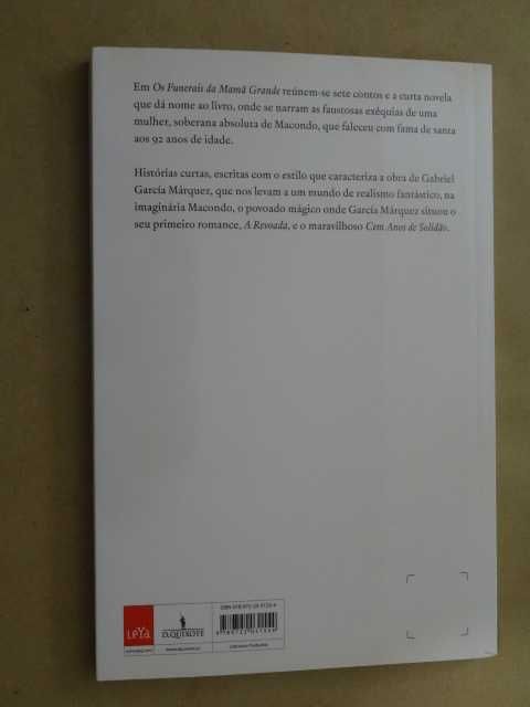 Os Funerais da Mamã Grande de Gabriel García Márquez