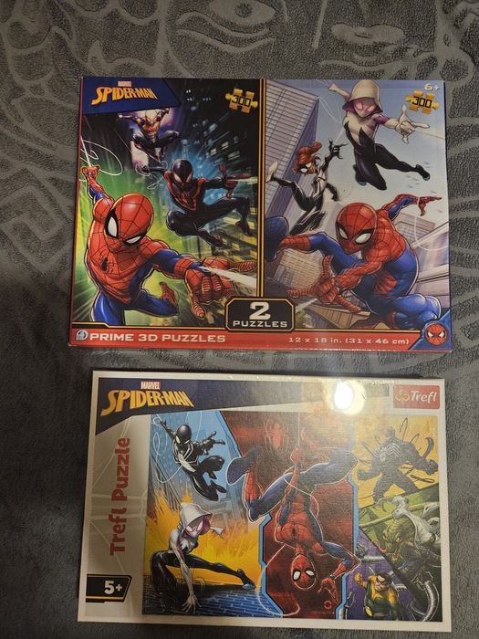 Пазли Спайдермен 3 Д та звичайні, нові