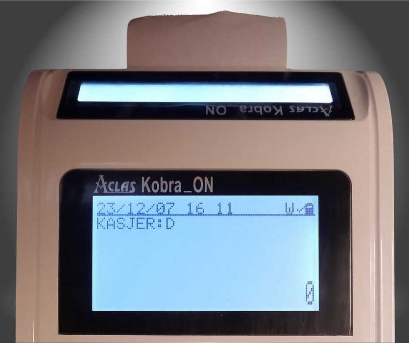 Kasa fiskalna online Aclas KOBRA - gwarancja + terminal płatniczy