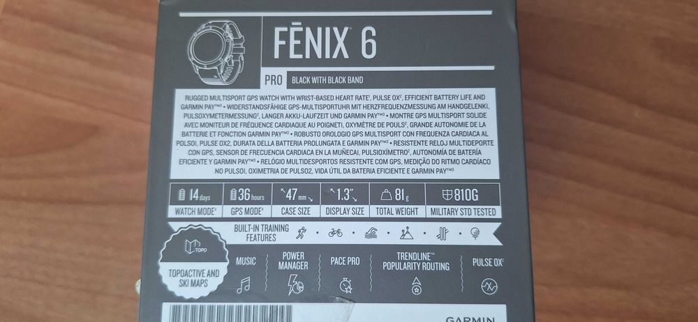 Garmin Feniks 6 pro 47 mm